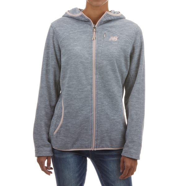 NEW BALANCE Women's Full Zip Polar Fleece Spacedye Hoodie