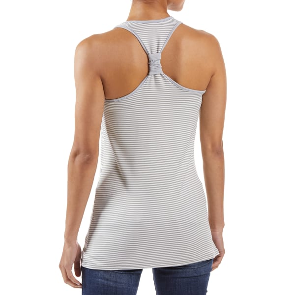 POOF Juniors' Mega/Mini Stripe Racer Back Tank Top