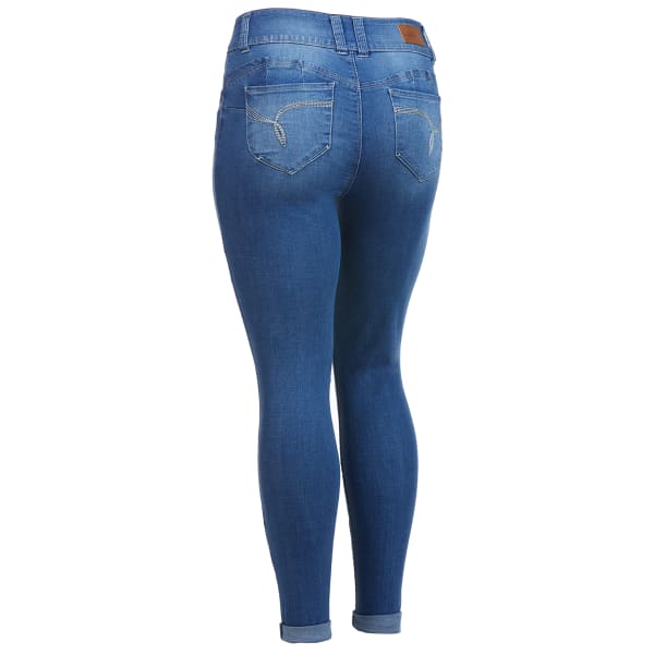 YMI Juniors' Wanna Betta Butt High-Rise Denim Ankle Jeans - Bob’s Stores