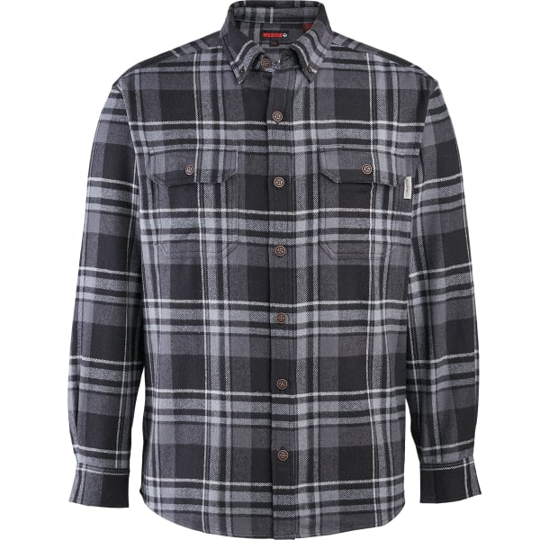 WOLVERINE Men's Long-Sleeve Glacier Flannel Shirt - Bob's Stores