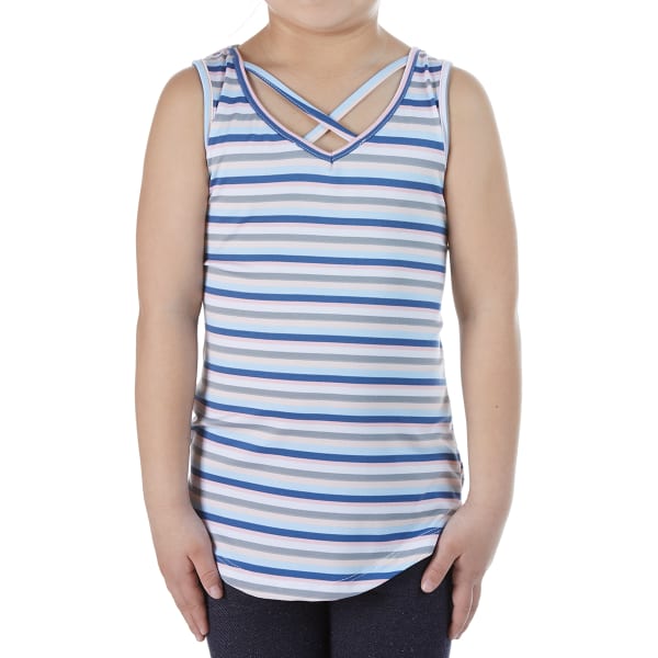 POOF Girls' Strappy V-Neck Tank