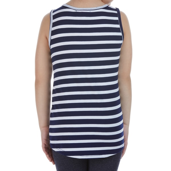 POOF Girls' Tie Front Tank