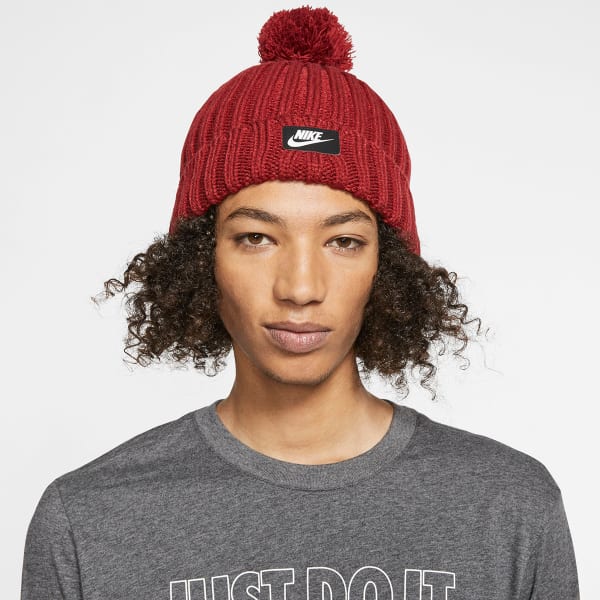 NIKE Men's Cuffed Pom Beanie