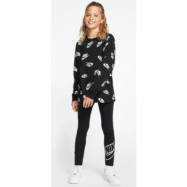 NIKE Girls' Sportswear Long-Sleeve Tee