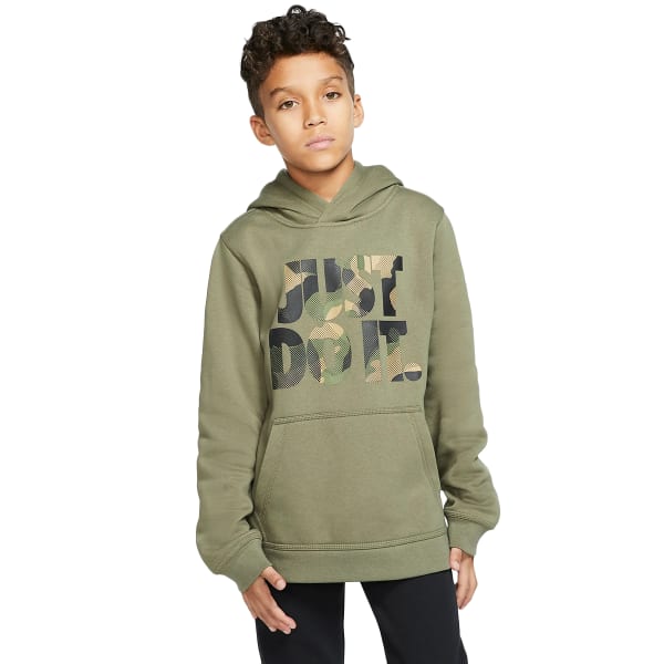 NIKE Boys' Sportswear Camo Hoodie