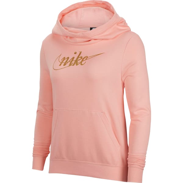 NIKE Women's Glitter Logo Pullover Hoodie