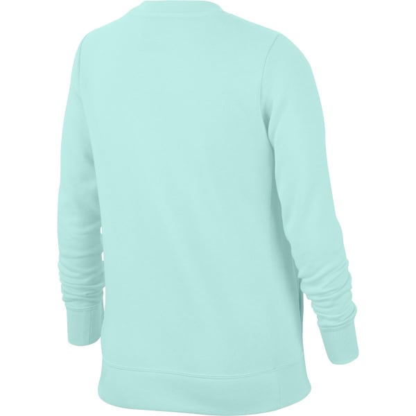 NIKE Girls' Crew Neck Pullover Fleece Top