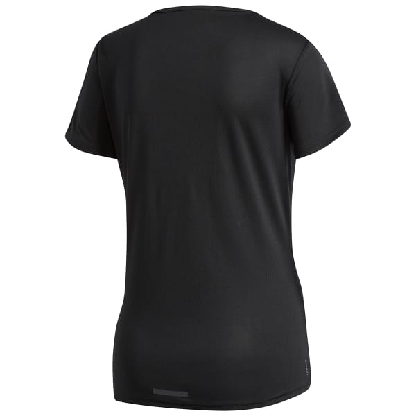 ADIDAS Women's Running 3-Stripe Short-Sleeve Tee