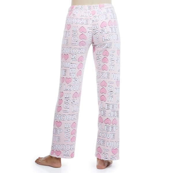 SLEEP & CO Women's Jacquard Plush Sleep Pants