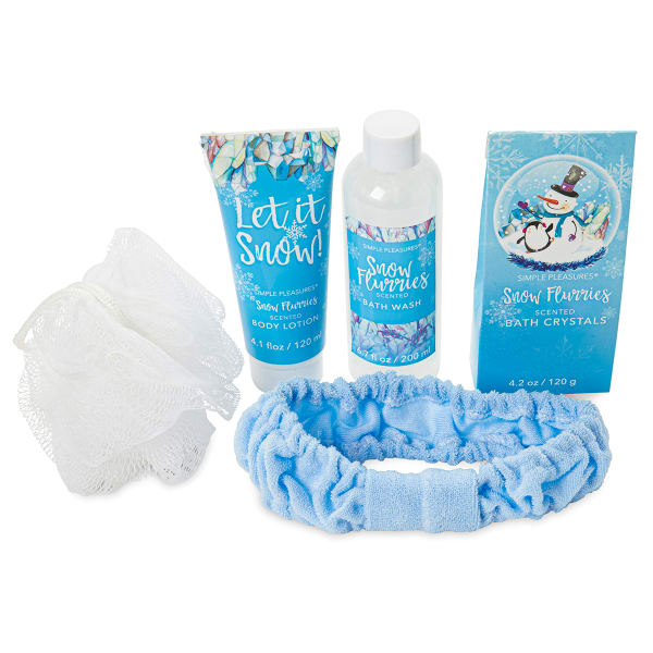 TRI COASTAL DESIGN Glitter Infused Bath Tub Gift Set