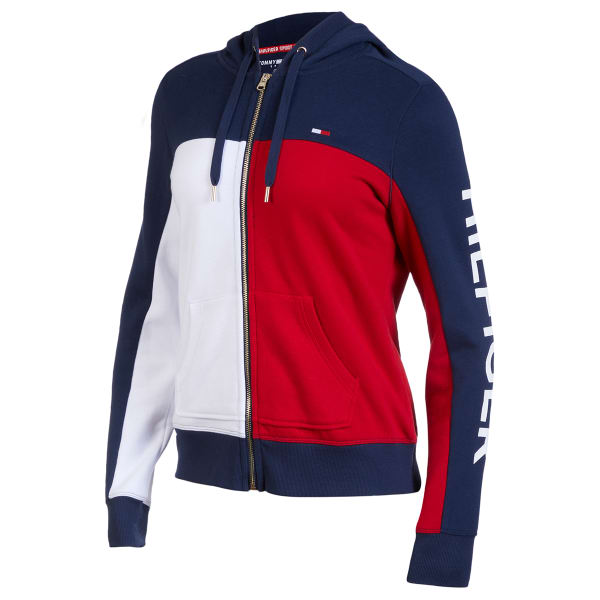 TOMMY HILFIGER SPORT Women's Zip-Up Fleece Hoodie