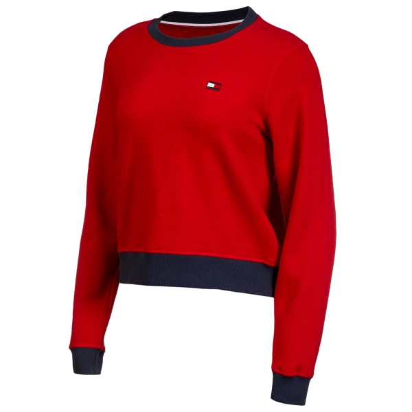 TOMMY HILFIGER SPORT Women's Fleece Crew Neck Pullover