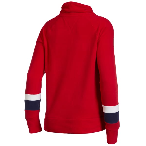 TOMMY HILFIGER SPORT Women's Funnel-Neck Fleece Popover