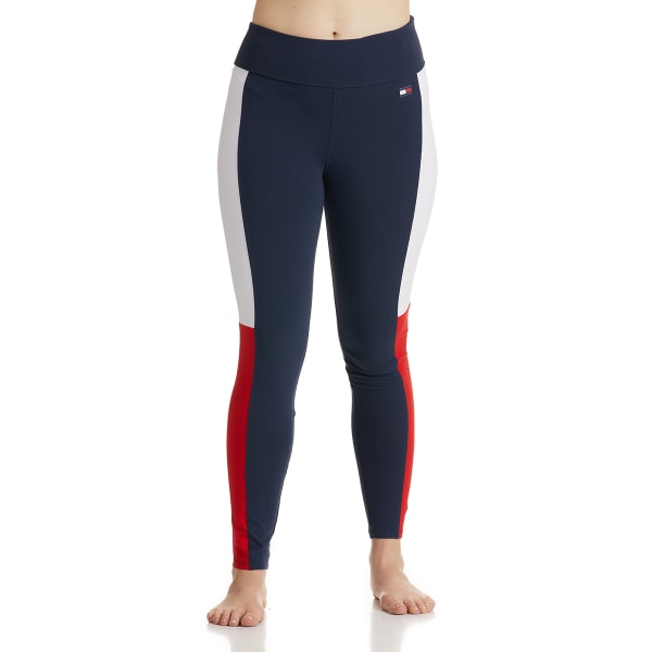 TOMMY HILFIGER SPORT Women's Mid Rise Full Length Legging