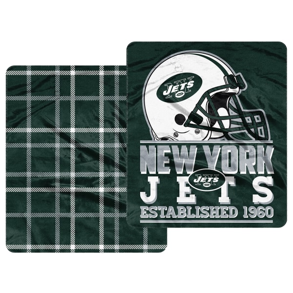 NEW YORK JETS Double-Sided Cloud Throw (60 x 70 in.)