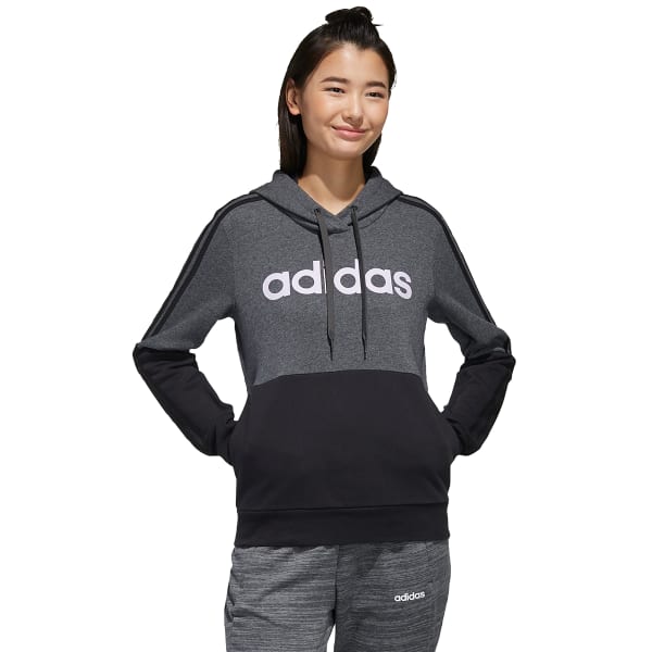 ADIDAS Women's Essentials Colorblock Hooded Sweatshirt