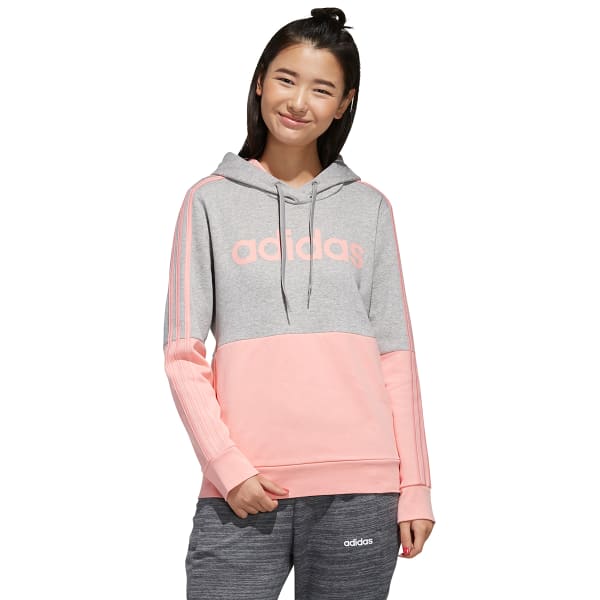 ADIDAS Women's Essentials Colorblock Hooded Sweatshirt