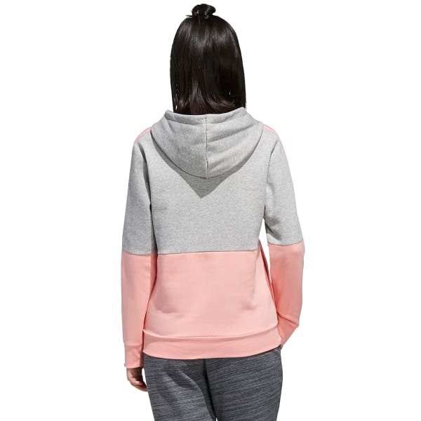 ADIDAS Women's Essentials Colorblock Hooded Sweatshirt