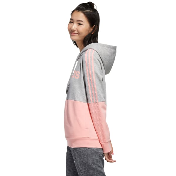 ADIDAS Women's Essentials Colorblock Hooded Sweatshirt