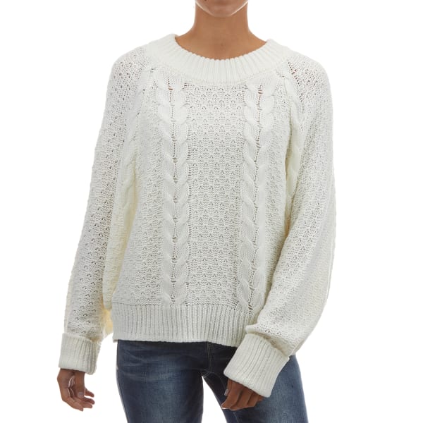 YORK & HUDSON Women's Cable Crew Neck Sweater