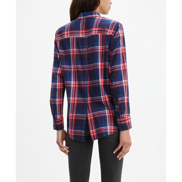 LEVI'S Women's Ultimate Boyfriend Button Back Long-Sleeve Shirt