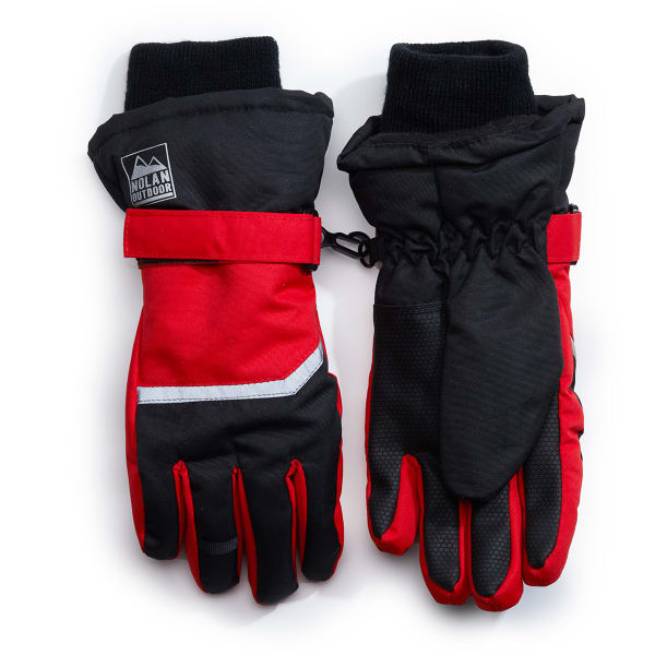 NOLAN Boys' Ribbed Cuff Gloves