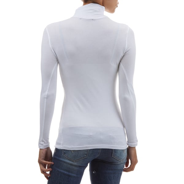 AMBIANCE Juniors' Mock Neck Long-Sleeve Top