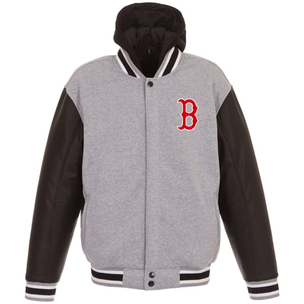 BOSTON RED SOX Men's Reversible Full-Snap Hoodie