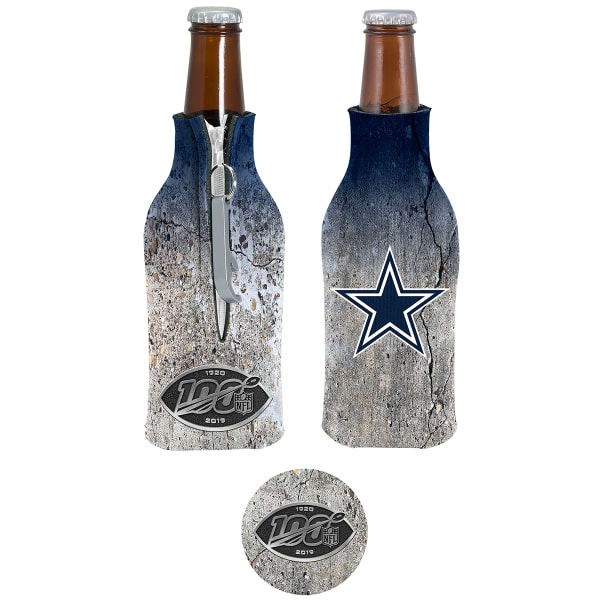 DALLAS COWBOYS Zippered Koozie w/ Opener