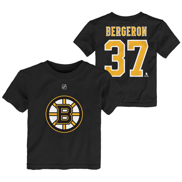 BOSTON BRUINS Boys' Short-Sleeve Bergeron Name and Number Tee