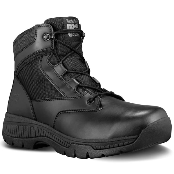 TIMBERLAND PRO Men's Valor Duty 6 Inch Soft Toe Tactical Boots, Medium Width