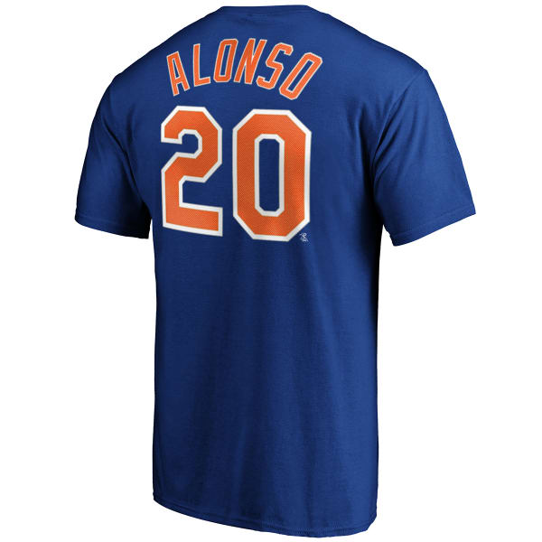 NEW YORK METS Men's Pete Alonso Name & Number Short-Sleeve Tee