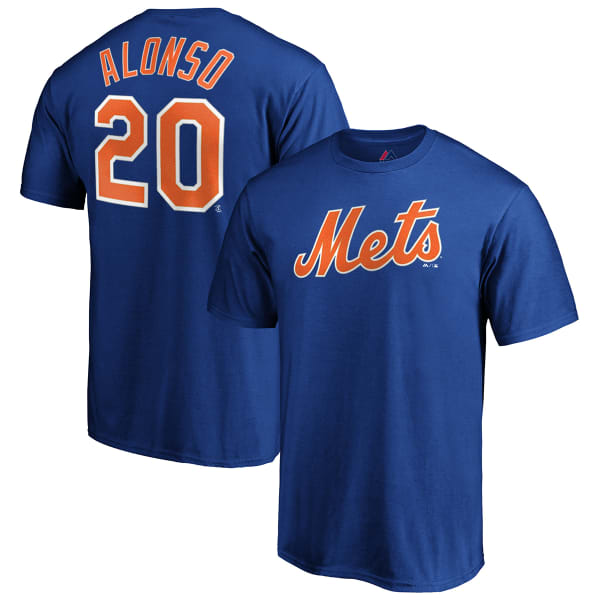 NEW YORK METS Men's Pete Alonso Name & Number Short-Sleeve Tee