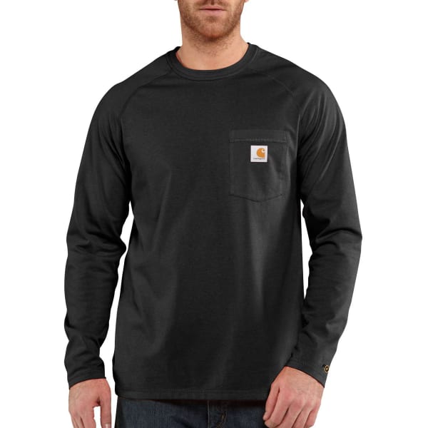 CARHARTT Men's Force Cotton Long-Sleeve Tee, Extended Size