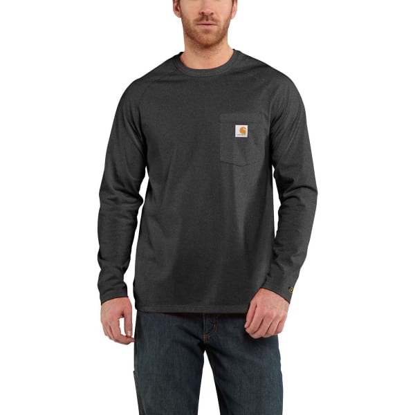 CARHARTT Men's Force Cotton Long-Sleeve Tee, Extended Size