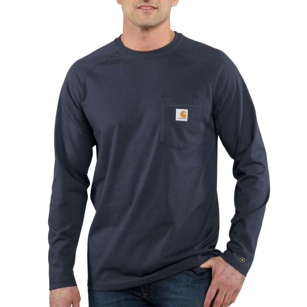 CARHARTT Men's Force Cotton Long-Sleeve Tee, Extended Size