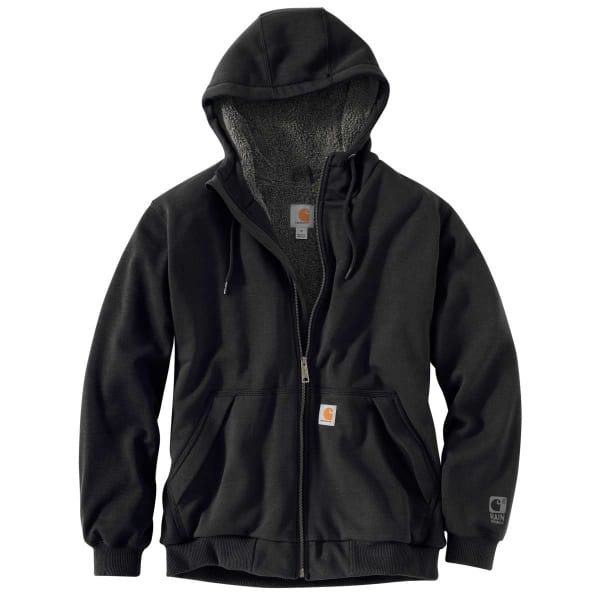 CARHARTT Men's Rain Defender Rockland Sherpa-Lined Full-Zip Hoodie, Extended Sizes