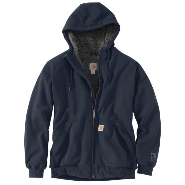 CARHARTT Men's Rain Defender Rockland Sherpa-Lined Full-Zip Hoodie, Extended Sizes