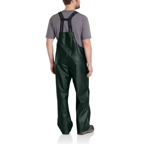 CARHARTT Men's Lightweight Waterproof Rainstorm Bib Overalls, Extended Sizes