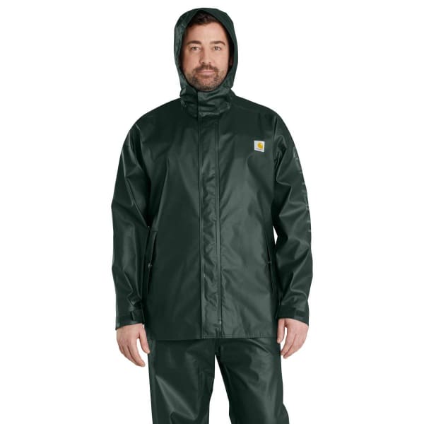 CARHARTT Men's Lightweight Waterproof Rainstorm Jacket,  Extended Sizes