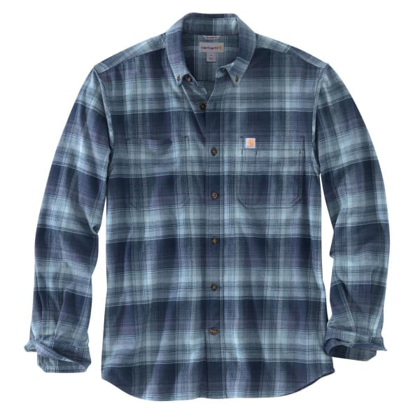 CARHARTT Men's Rugged Flex Hamilton Long-Sleeve Plaid Shirt, Extended Sizes