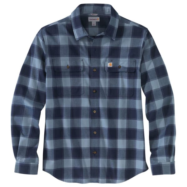 CARHARTT Men's Hubbard Flannel Long-Sleeve Shirt, Extended Sizes