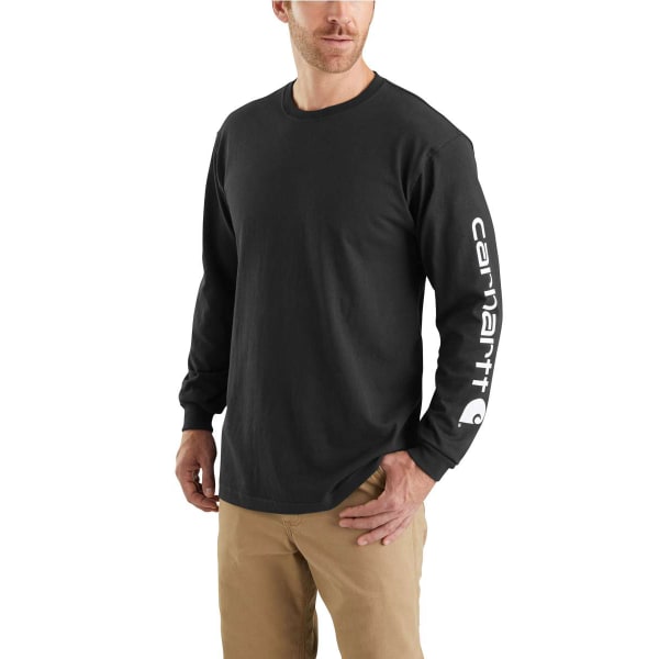 CARHARTT Men's Logo Long-Sleeve Shirt, Extended Sizes