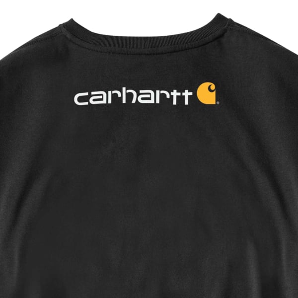 CARHARTT Men's Logo Long-Sleeve Tee, Extended Sizes