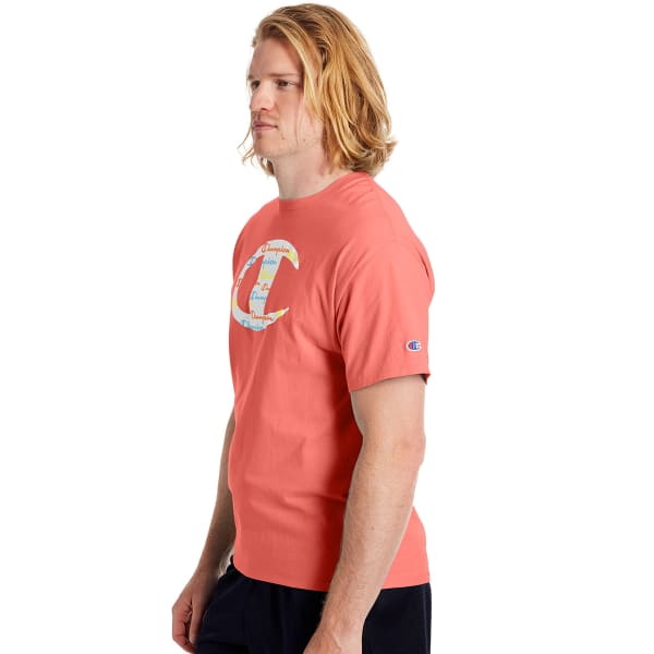 CHAMPION Men's Big C Short-Sleeve Graphic Tee