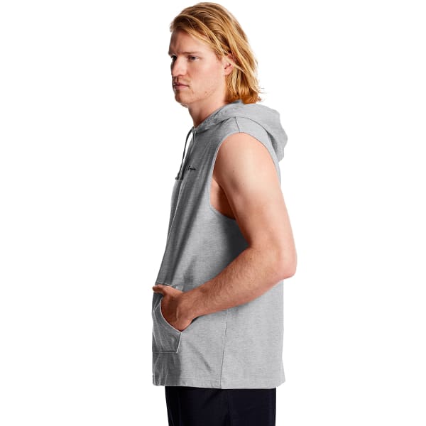 CHAMPION Men's Midweight Sleeveless Jersey Hoodie