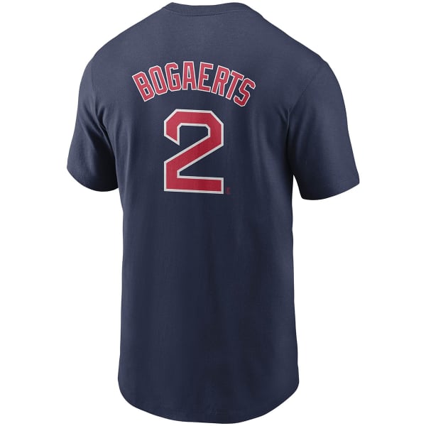 BOSTON RED SOX Men's Nike Bogaerts #2 Name & Number Tee