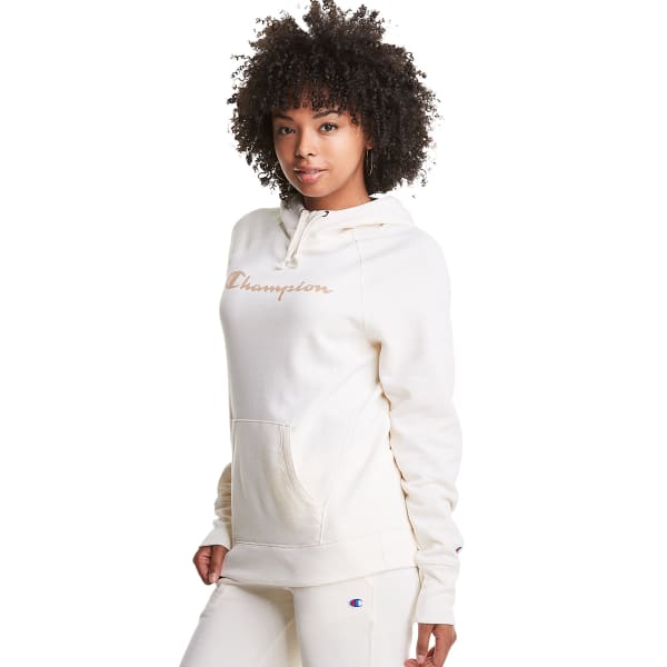 CHAMPION Women's Powerblend Graphic Logo Hoodie