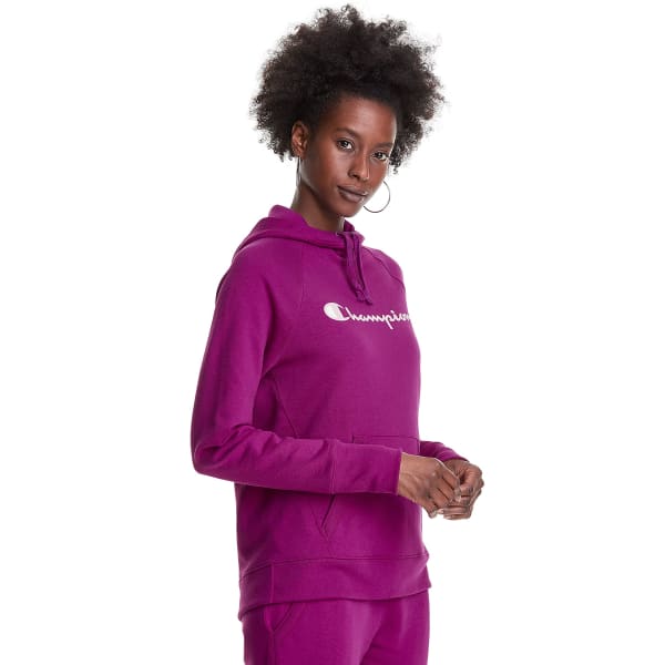 CHAMPION Women's Powerblend Graphic Logo Hoodie