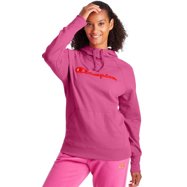 CHAMPION Women's Powerblend Graphic Logo Hoodie